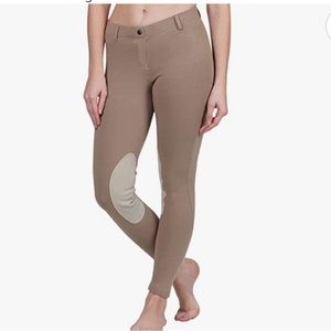Elation Riding Wear Breeches Women 34R Tan Beige